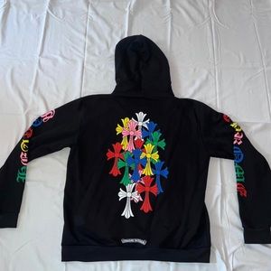 Chrome Hearts Multi-colored hoodie. Size Medium